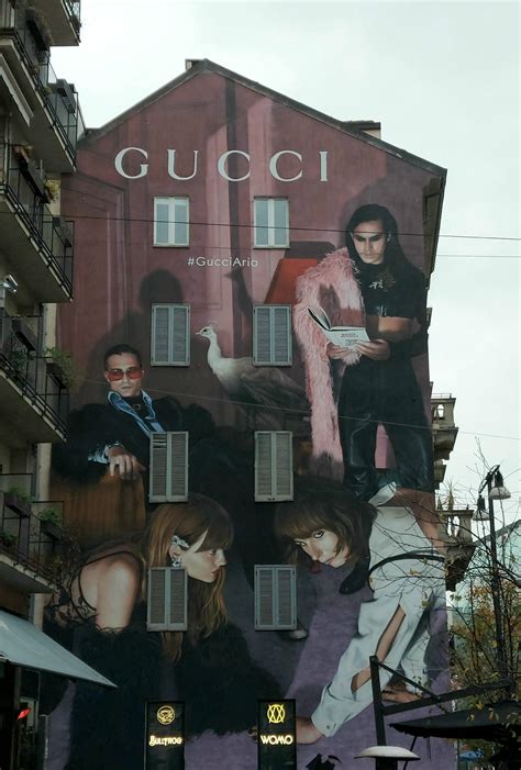 murales gucci corso garibaldi|gucci art wall.